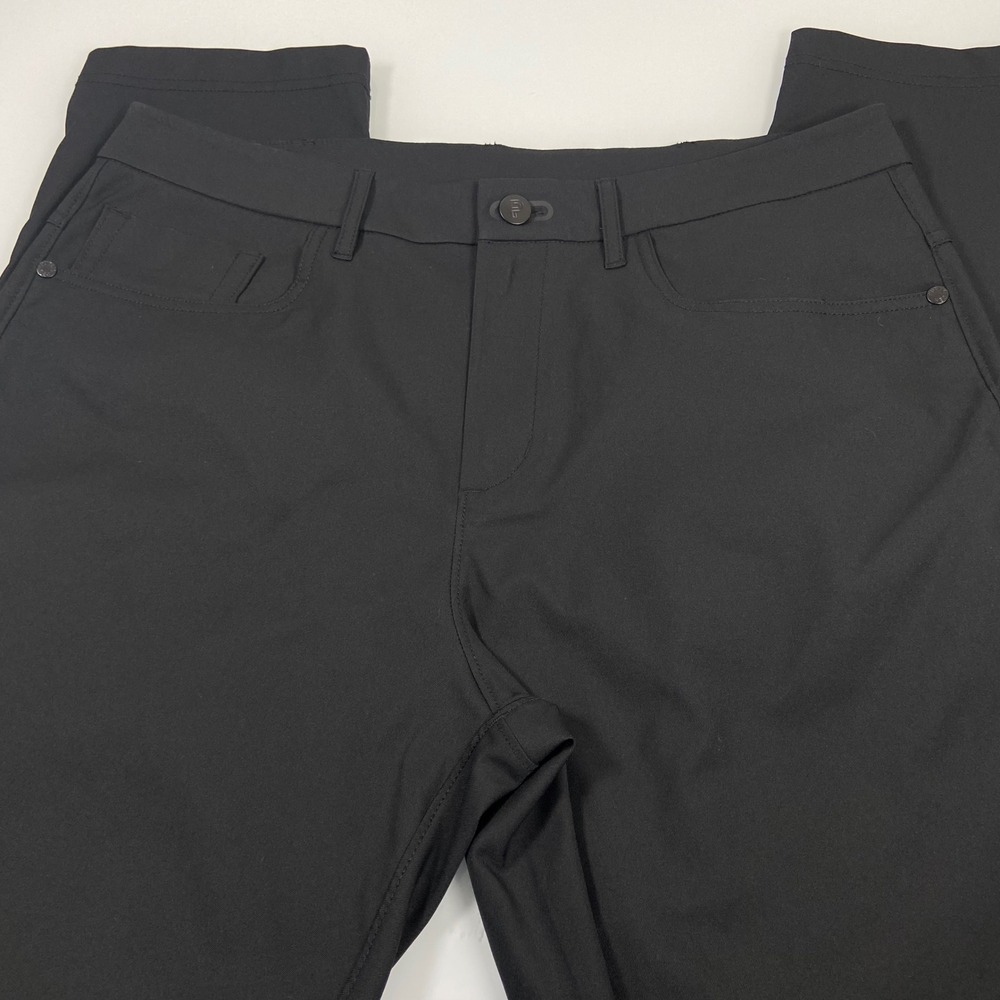 Public Rec Mens 33x30(Act 33X28.5) Black Workday Pants Stretch Performance Chino